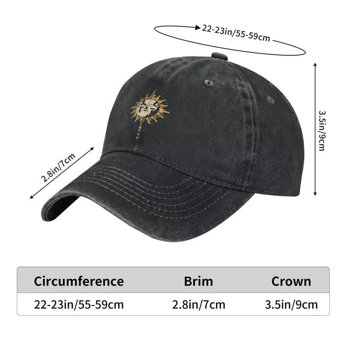 Casquette de baseball unisexe effet vieilli délavé protection solaire quatre saisons décontractée à offrir pour femme homme expéditions occasions spéciales