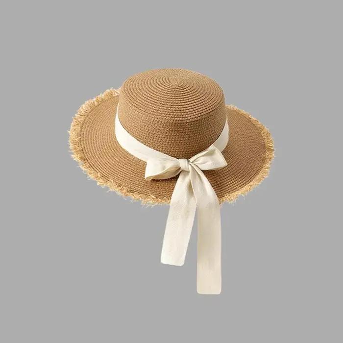 Chapeau de paille à large bord pour femme SUSU