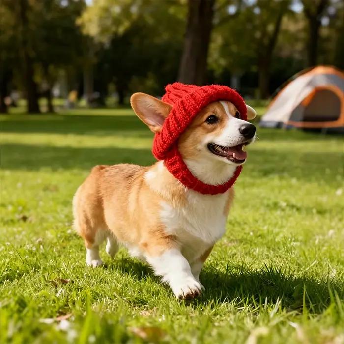 Bonnet pour chien maltais