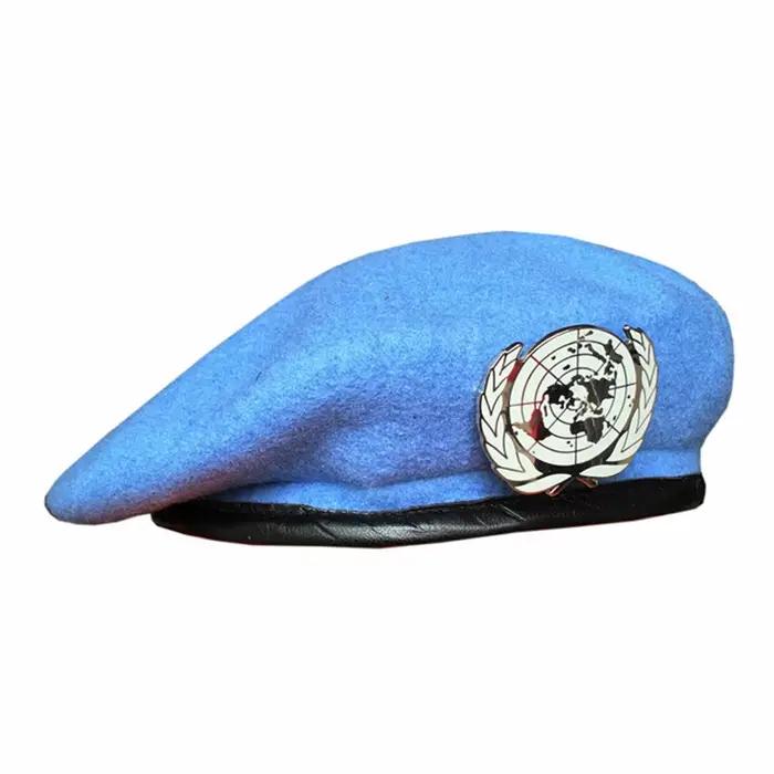 Béret bleu UN, casquette de Force de maintien de la paix des Nations unies