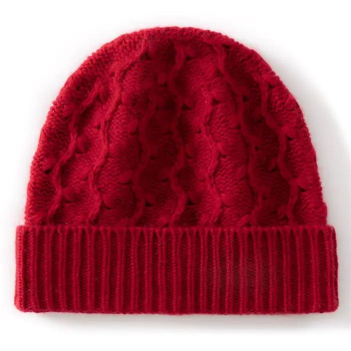 Chapeau tricoté en cachemire 100% résistant au froid