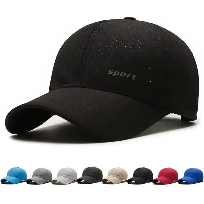 Casquette de baseball à séchage rapide pour hommes et femmes