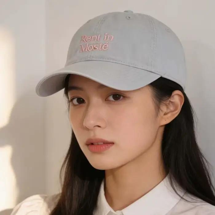 Casquette de baseball brodée à visière souple