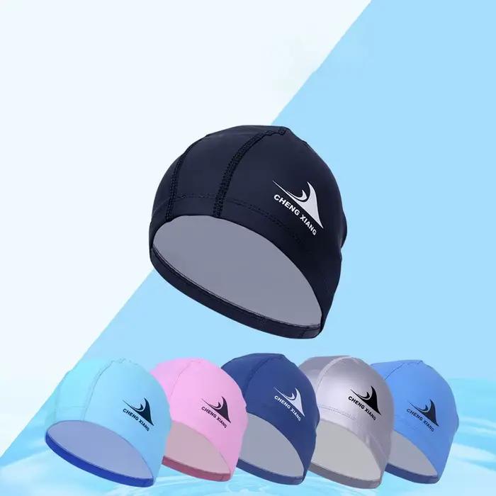 Bonnet de Bain Requin en Nylon Imperméable pour Hommes et Femmes, Protection Cheveux Longs, Accessoire de Nage Antidérapant Occasions Spéciales