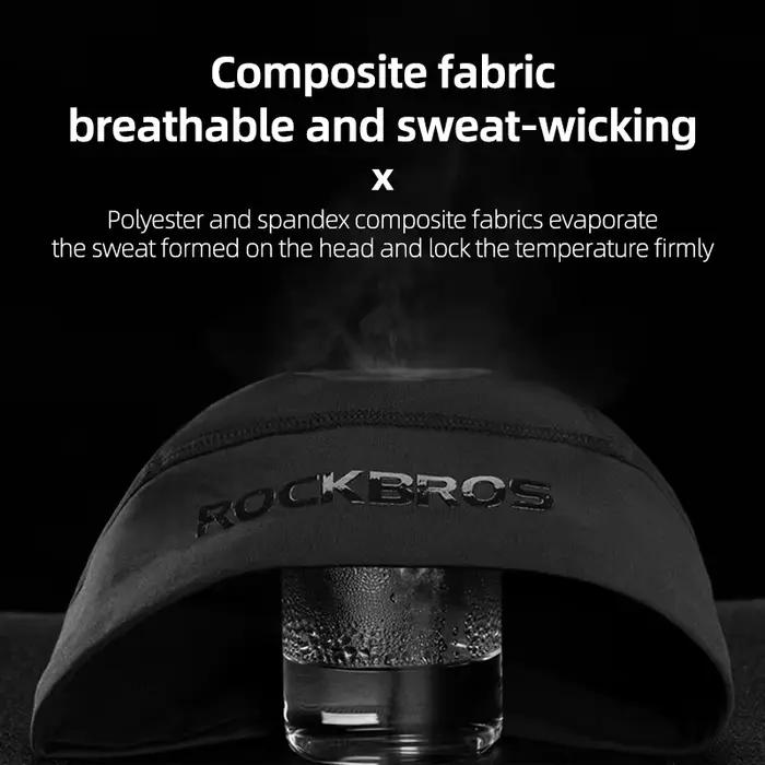 ROCKBROS hiver chaud cyclisme chapeaux Sports de plein air thermique polaire Biker casquettes coupe-vent vtt route ski