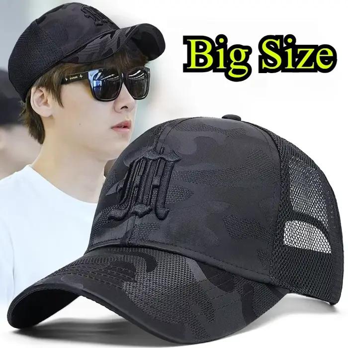 Casquette de Baseball en maille grande taille pour hommes