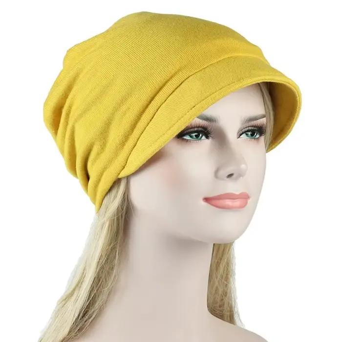 Chapeau de protection solaire confortable à visière
