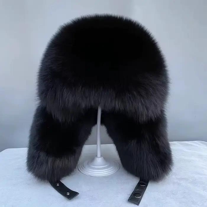 Chapeaux d'hiver en fausse fourrure unisexes doublés de polaire pour hommes et femmes, chapeaux de pilote Ushanka pour l'hiver, activités extérieures et événements festifs