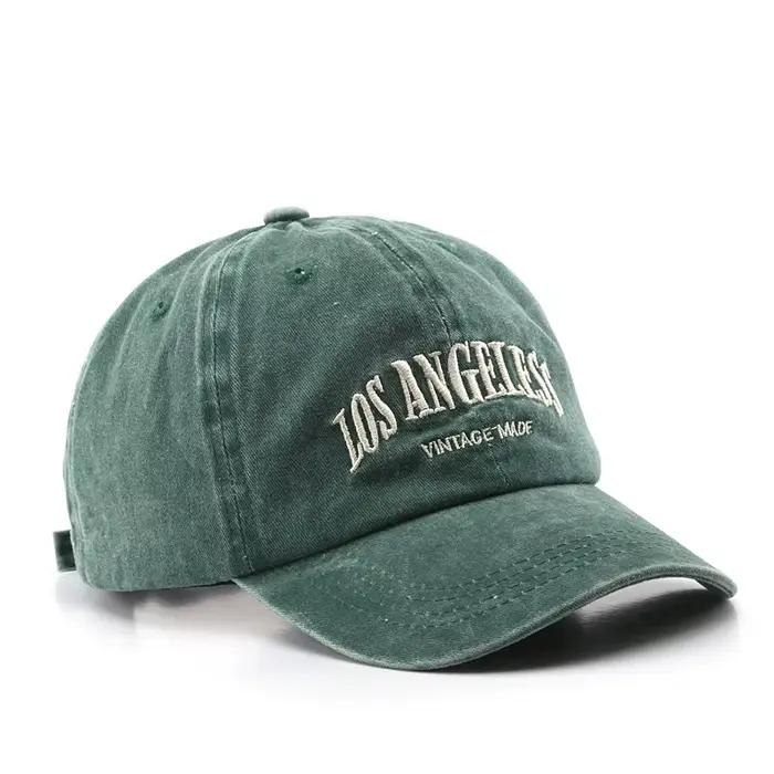 Casquettes de baseball américaines rétro à large bord pour hommes et femmes