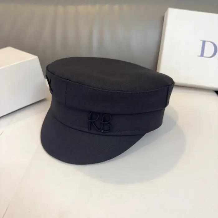 Nouveaux chapeaux britanniques printemps-été pour femmes avec lettres