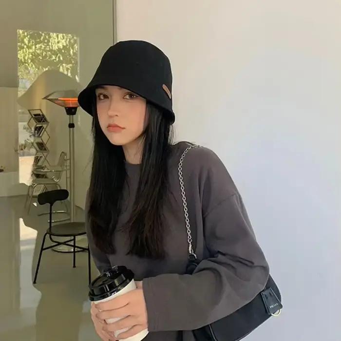 Chapeau de pêcheur pliable pour femme