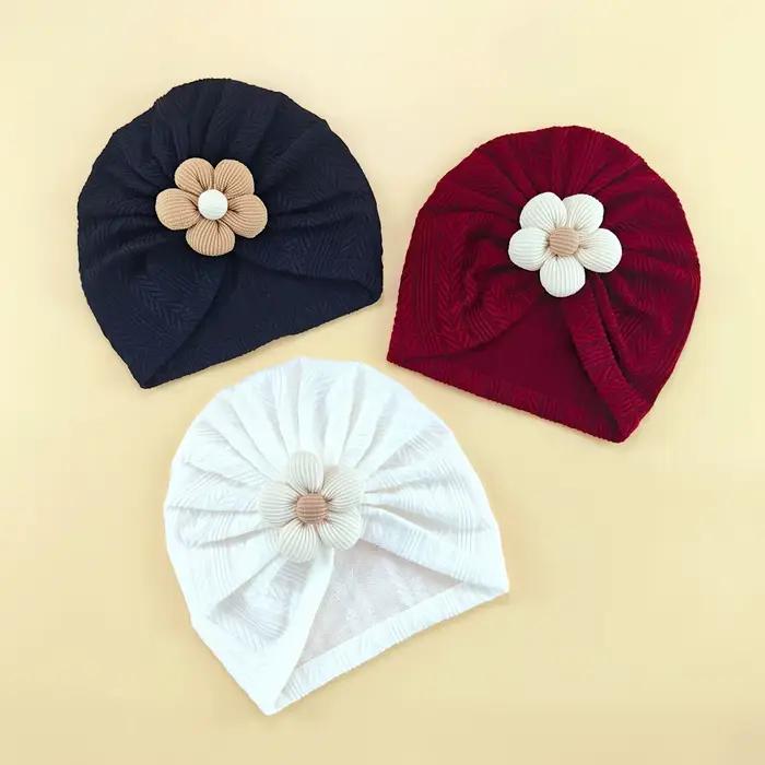Chapeaux à fleurs pour bébés filles