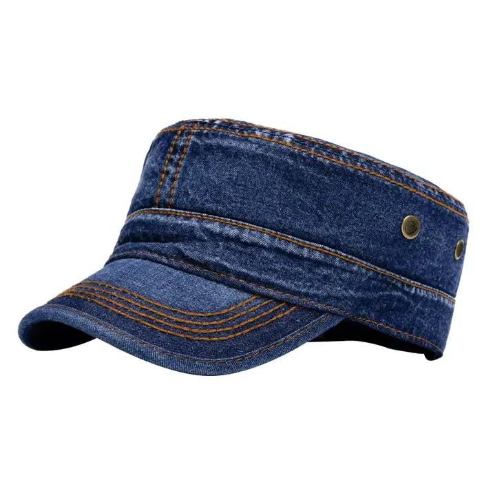 Casquette militaire à visière plate