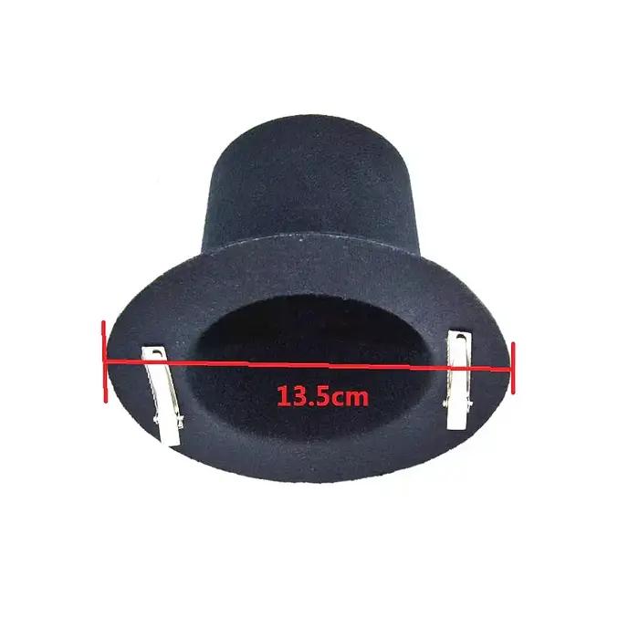 Chapeaux de fête de thé noir pour filles et femmes