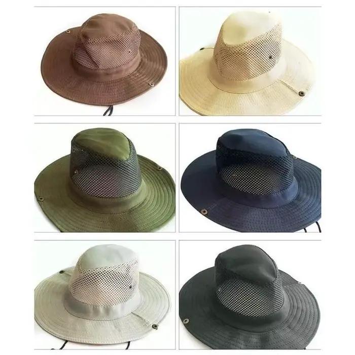 Chapeau de soleil pour homme à large bord