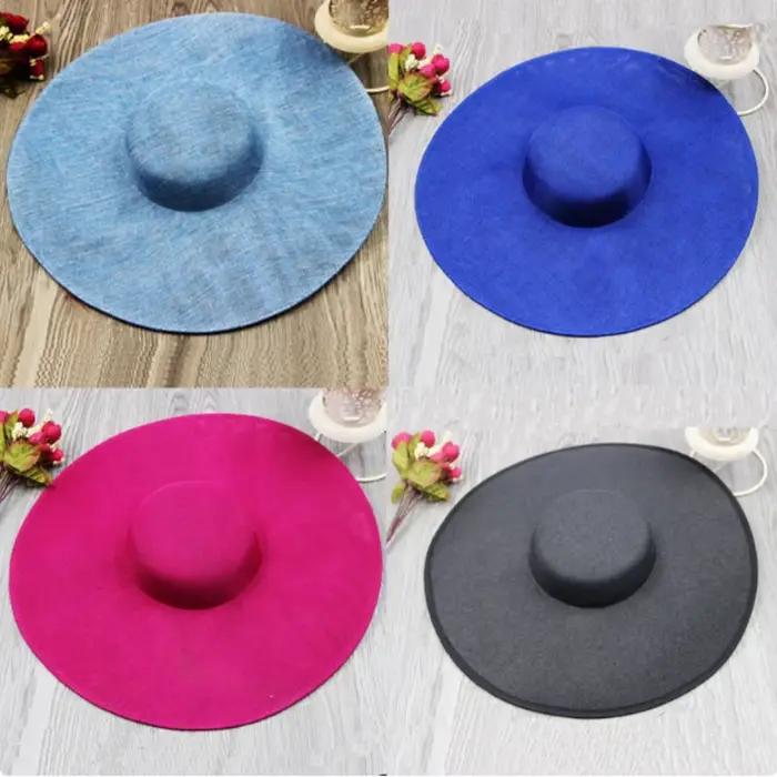 Mode dames 38CM rond Fascinators Beses coiffure de mariage