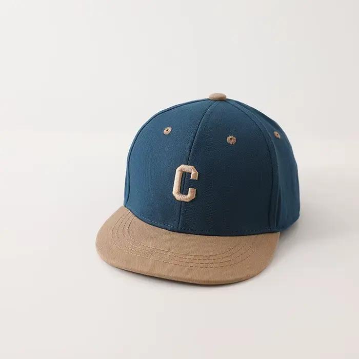 Casquette de Baseball avec Lettres Brodées pour Bébé Fille et Garçon