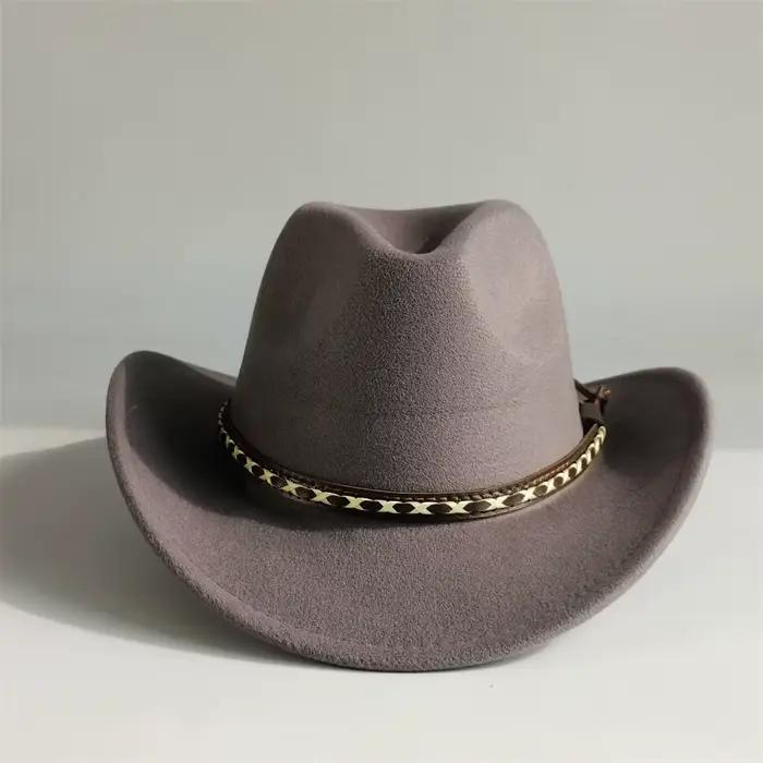 Chapeaux de Cowboy occidentaux rétro pour hommes et femmes