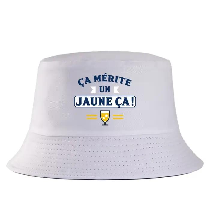 Chapeau de pêcheur jaune pour les amateurs de bière - ÇA MÉRITE