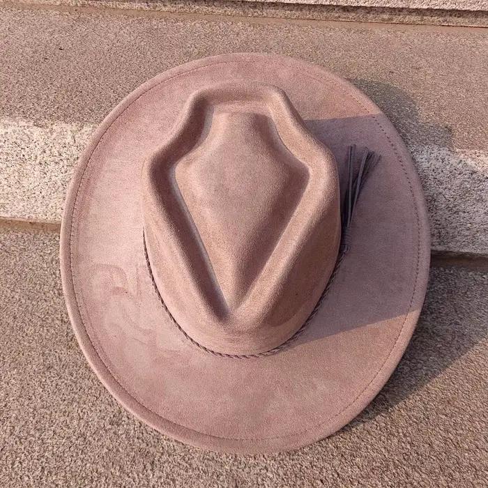 Chapeau en daim à large bord multifonction pour homme et femme, élégant, adapté aux voyages, pour les événements formels et la vie quotidienne