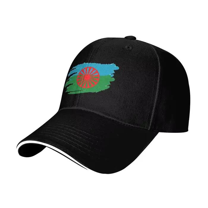 Casquettes de baseball unisexes Rom Gypsy Romani Flag Streetwear d'extérieur