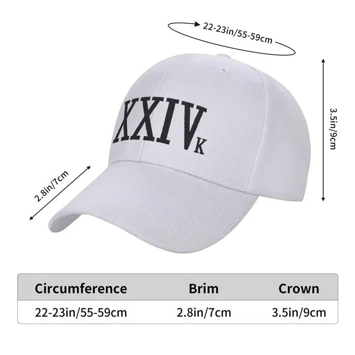 Casquettes de baseball avec graphiques de portrait du chanteur Bruno Mars