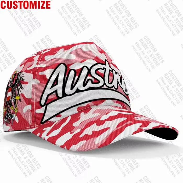 Casquettes de Baseball autriche personnalisées en 3d