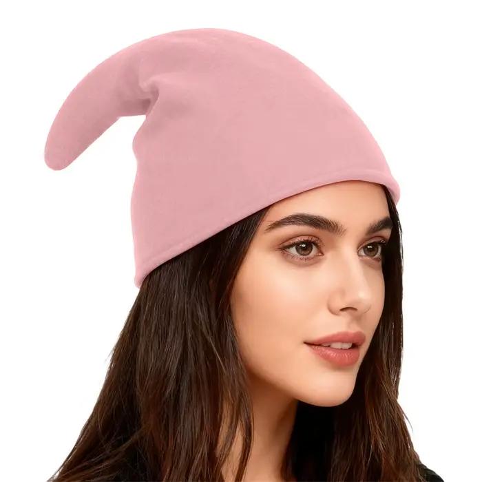 Chapeau de noël de couleur unie