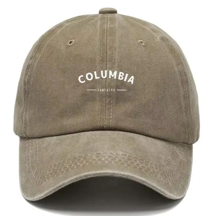 Casquette de Baseball en coton délavé Vintage Explorer personnalisée