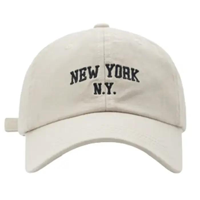 Casquette de Baseball avec lettres de NEW YORK pour femmes et hommes