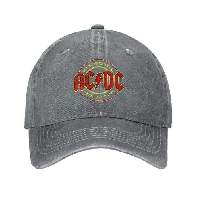 Casquette de Baseball à visière pour hommes et femmes, AC-DC Rock Fashion