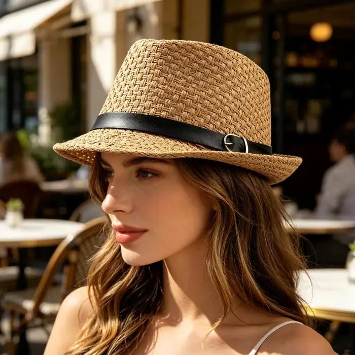 Chapeau de jazz respirant avec protection solaire
