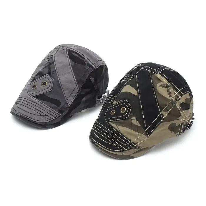 Casquettes de gavroche camouflage rétro