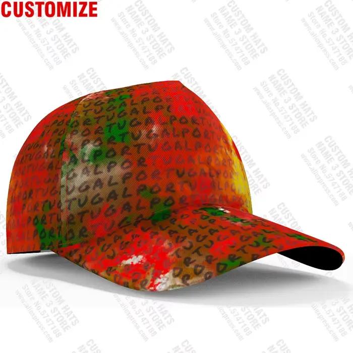 Casquettes de baseball du Portugal avec logo d'équipe sur mesure