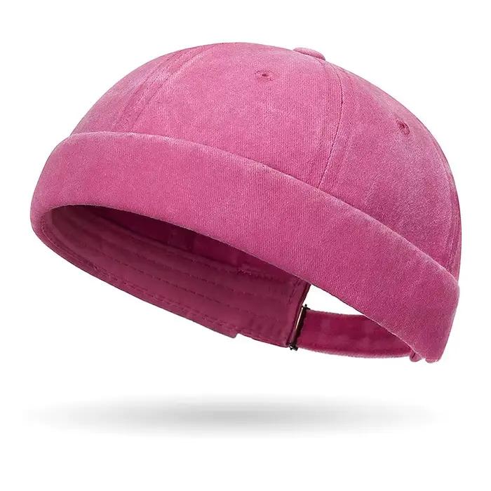 Casquettes délavées sans visière pour hommes et femmes
