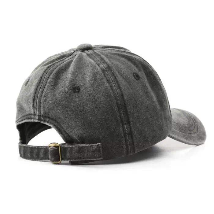 Casquette Brooklyn lettre broderie coton réglable pour hommes et femmes, décontractée et protectrice UV, idéale pour les sports, les vacances et les événements hip hop