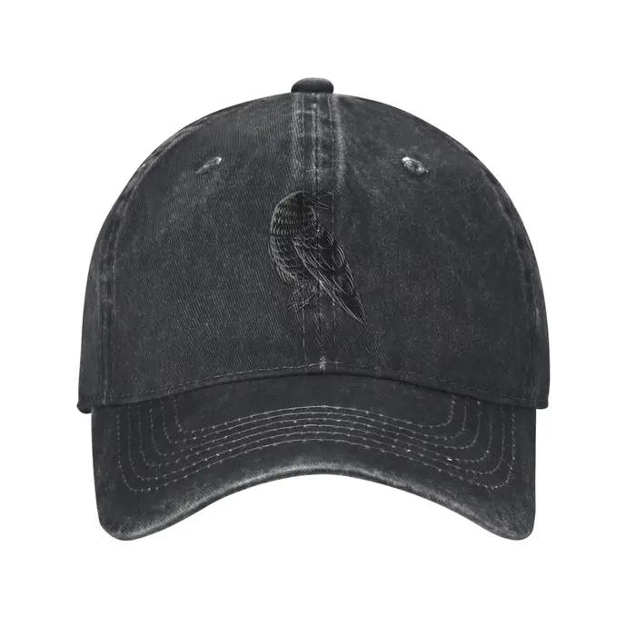 Casquettes de baseball unisexes Black Raven