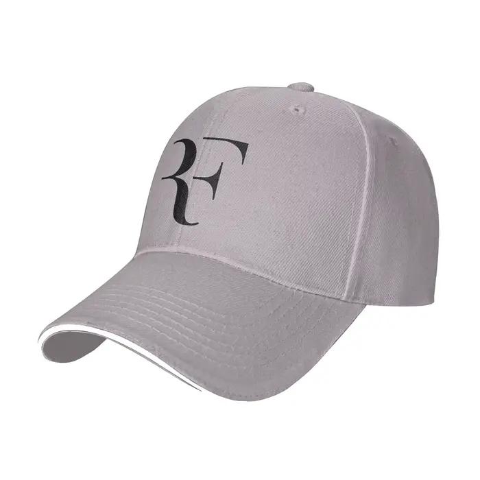 Casquette de baseball RF Roger Federer Patch Tennis pour femmes et hommes