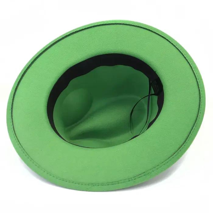 Chapeau Fedora Jaune Néon Unisexe Sportif Pour Fêtes Été Hiver Protection Solaire Occasions Spéciales