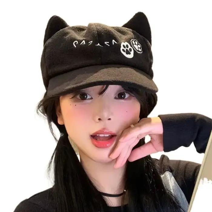 Casquettes de bérets mignons pour femmes et filles