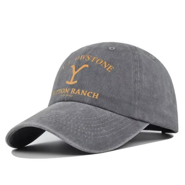 Casquette de baseball tendance Yellowstone Dutton Ranch