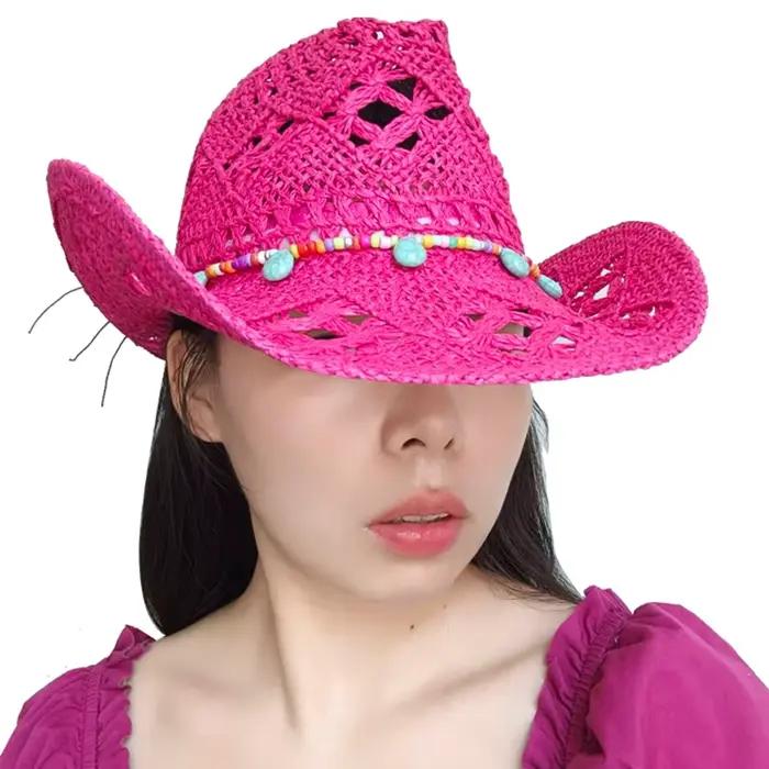 Chapeau de cowboy rétro pour hommes et femmes