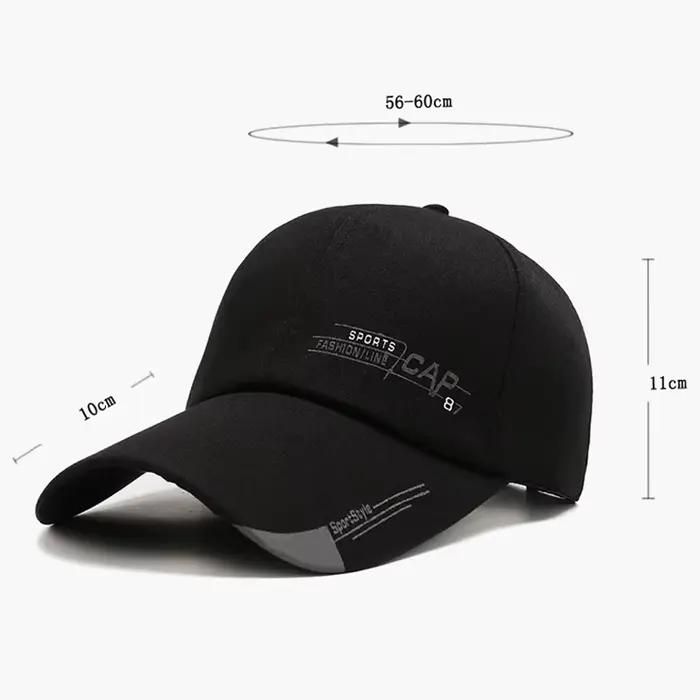 Mode hommes été chapeau Sport casquettes de Baseball en plein air course visière casquette crème solaire coton