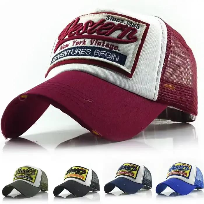 Chapeaux de camionneur vintage pour hommes et femmes
