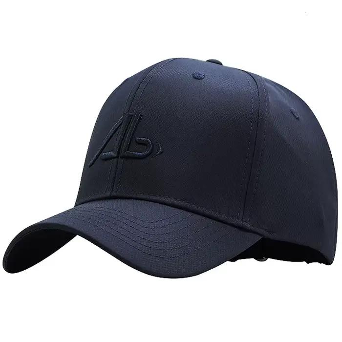 Casquette de baseball Beckyruiwu pour hommes de grand format en polyester solide avec protection solaire et ajustement réglable pour activités extérieures et quatre saisons