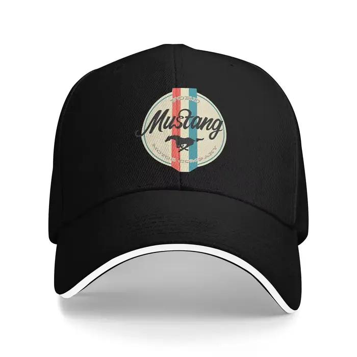 Casquette de Baseball voiture de course Mustang Merch unisexe