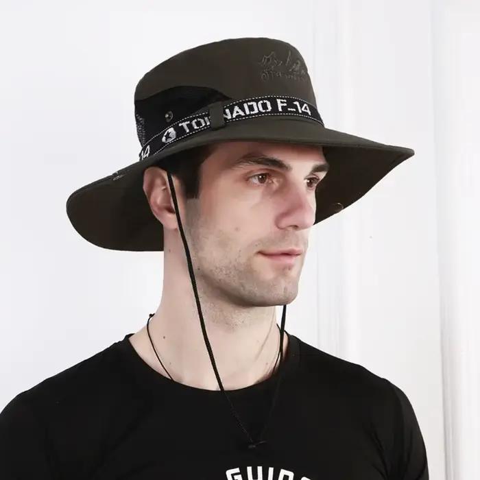 Pêche Camping été Gorro chapeau de soleil casquette de Protection UV