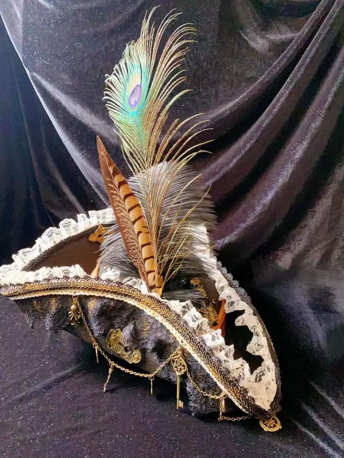 Chapeau de Pirate et perruques Vintage crâne Triangle