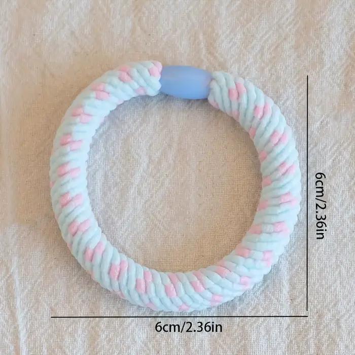 Joli bandeau tressé de couleur claire - Bandeau doux et élastique