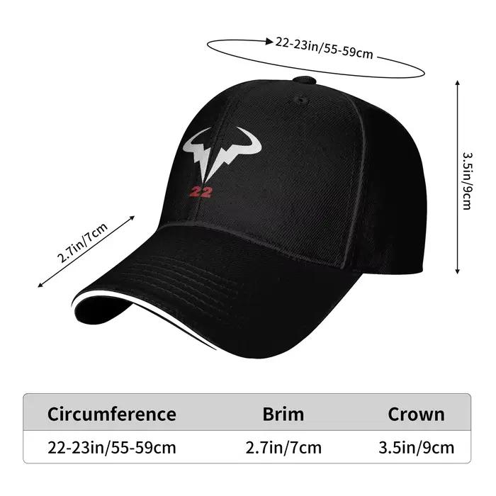 Casquette de baseball Rafael Nadal RN Rafa casquette de mode pour hommes adultes chapeaux Hip Hop impression de haute qualité casquette Snapback pour extérieur et salle de sport cadeau occassionnels
